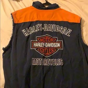Harley Davidson button up